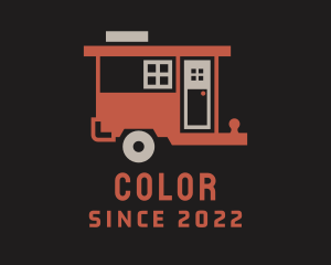 Camper Trailer House logo design