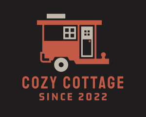 Cottage - Camper Trailer House logo design