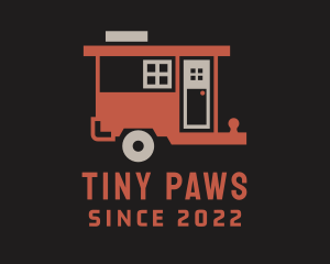 Camper Trailer House logo design