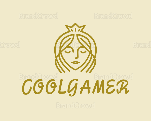 Golden Tiara Princess Logo