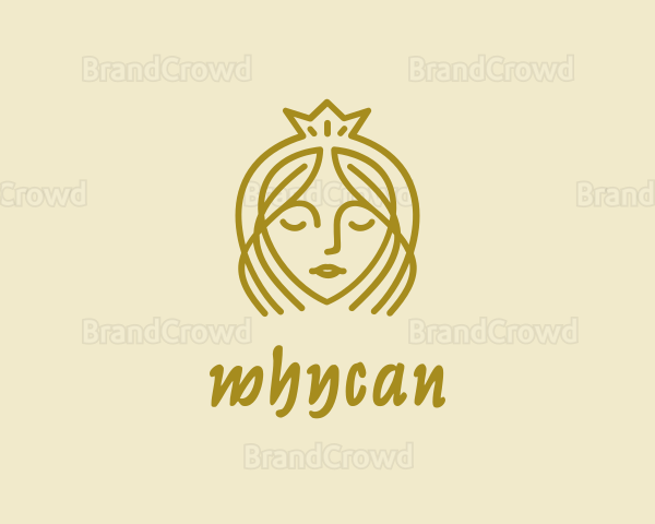 Golden Tiara Princess Logo