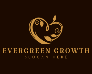 Growing - Heart Orchard Garden logo design