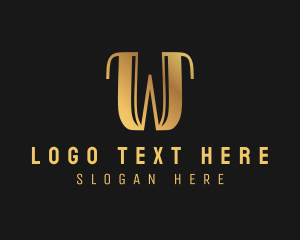 Golden - Golden Elegant Brand logo design