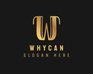 Golden Elegant Brand logo design
