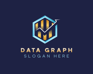 Graph Finance Arrow logo design