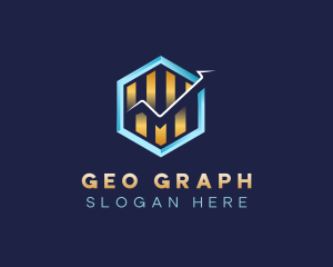 Graph Finance Arrow logo design