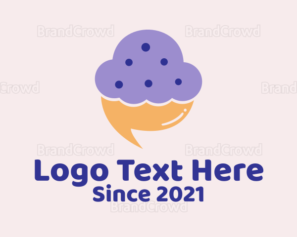 Cupcake Chat Messenger Logo