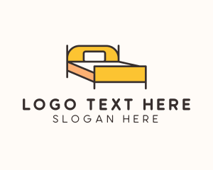 Motel - Home Bedroom Furniture logo design