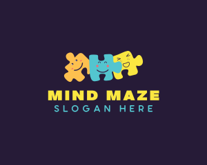 Puzzle - Jigsaw Puzzle Daycare logo design