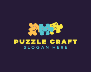 Jigsaw Puzzle Daycare logo design