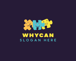 Problem Solving - Jigsaw Puzzle Daycare logo design