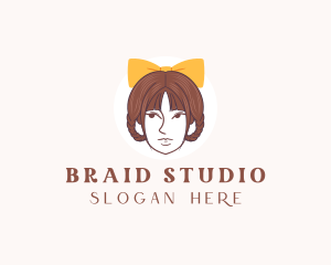 Braid - Ribbon Hair Accessory logo design