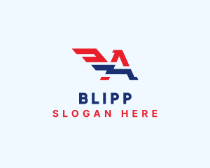 Political - Patriotic Winged Letter A logo design