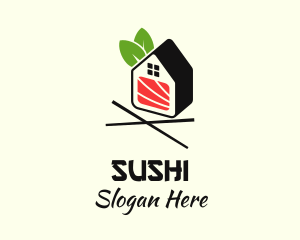 Organic Sushi House  logo design