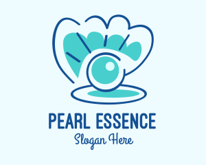 Pearl - Minimalist Seashell Pearl logo design