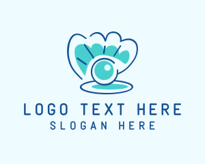 Oyster - Minimalist Seashell Pearl logo design