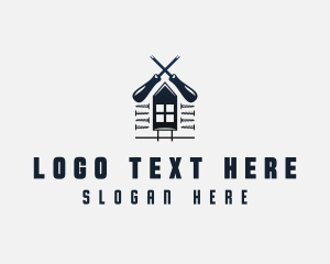 House - Home Construction Tools logo design