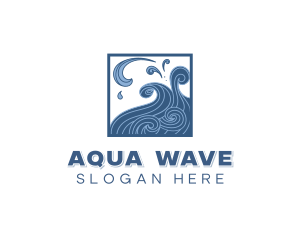 Ocean Waves Resort logo design