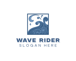 Ocean Waves Resort logo design