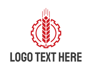 Agribusiness - Agriculture Wheat Cog logo design