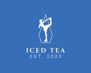 Female Figure Skater logo design