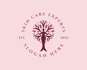 Woman Tree Wellness logo design