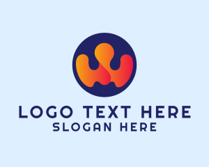 Modern Company Letter W  Logo