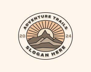 Peak Summit Hiking  logo design