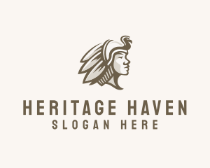 Historical - Native Tribe Warrior logo design