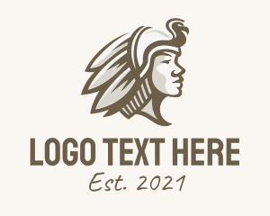 Indigenous - Native Tribe Warrior logo design