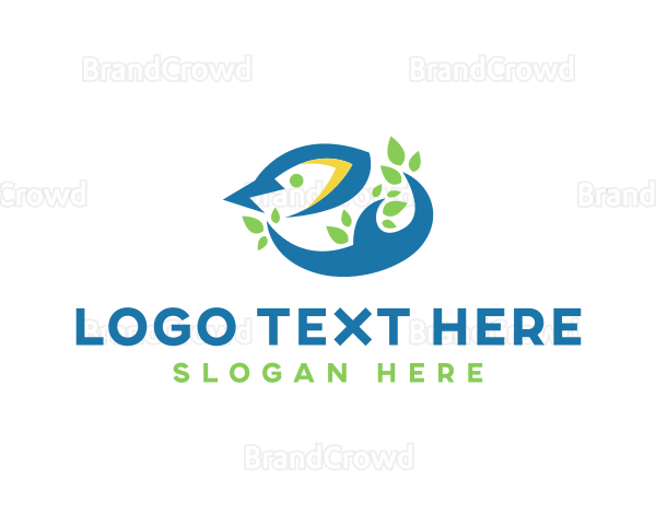 Abstract Nature Bird Logo