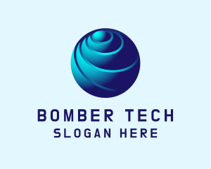 Global Tech Sphere logo design