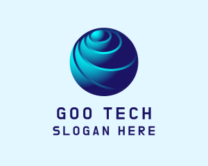 Global Tech Sphere logo design