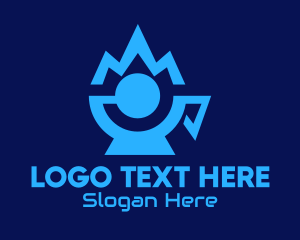 Digital - Blue Mountain Tech Cup logo design