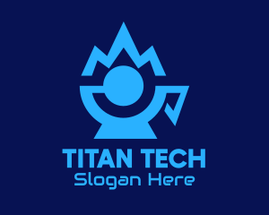 Blue Mountain Tech Cup logo design