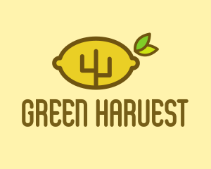 Cultivation - Organic Lemon Cactus logo design