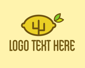 Organic Lemon Cactus  Logo