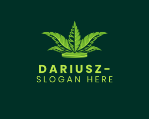 Cannabis Leaf Crown Logo