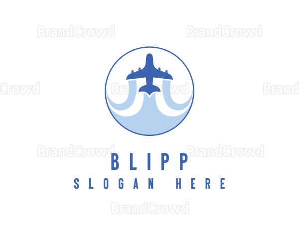 Tourism Travel Airplane Logo