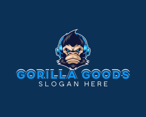 Gorilla - Gorilla Gamer Headset logo design