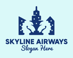 Urban Skyscraper Tower logo design