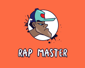 Rap - Graffiti Artist Cap Hat logo design