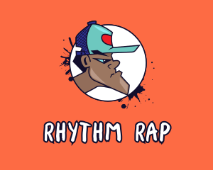 Rapping - Graffiti Artist Cap Hat logo design