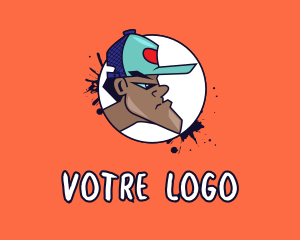 Pop Culture - Graffiti Artist Cap Hat logo design