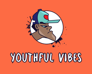 Youth - Graffiti Artist Cap Hat logo design