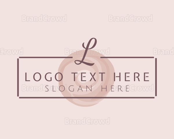 Beauty Watercolor Brand Logo