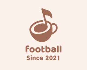 Musician - Musical Note Coffee logo design