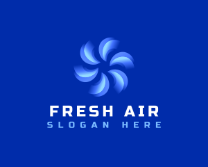 HVAC Fan Cooling logo design