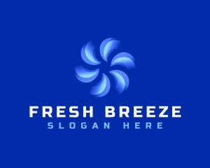 Breeze - HVAC Fan Cooling logo design