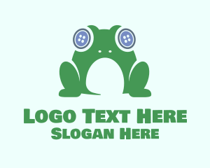 Button - Frog Animal Button logo design